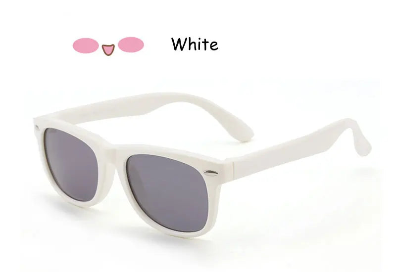 Sunglasses Kids Polarized Children Classic Brand Designer Eyeglasses Rivet TAC TR90 Flexible Safety Frame Shades For Boy Girl