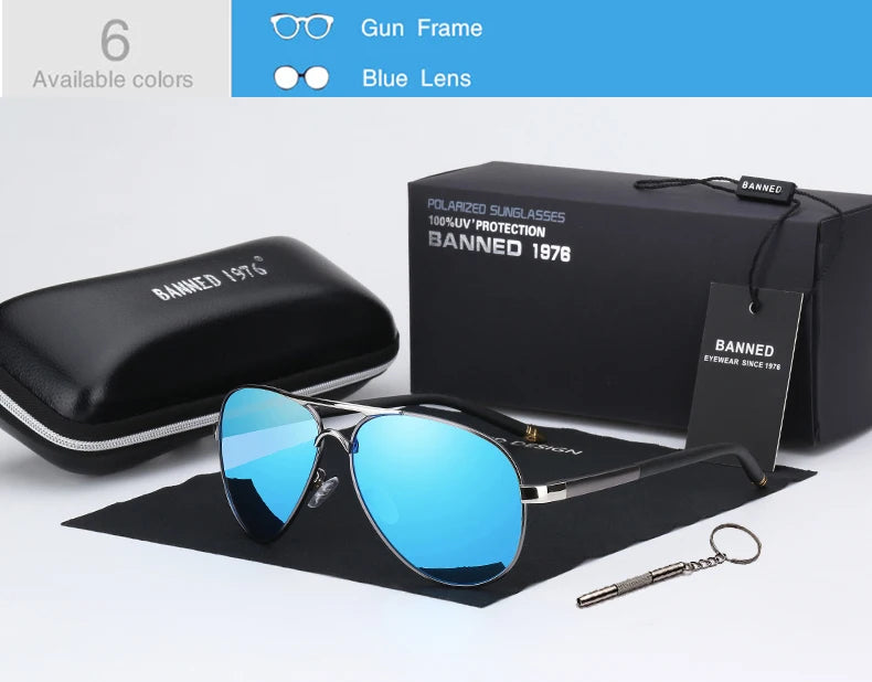 2021 HD Polarized UV 400 Men's Sunglasses Brand New Male Cool Driving Sun Glasses Driving Eyewear Gafas De Sol Shades With Box