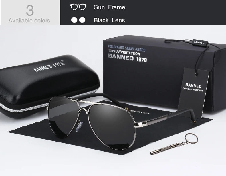 2021 HD Polarized UV 400 Men's Sunglasses Brand New Male Cool Driving Sun Glasses Driving Eyewear Gafas De Sol Shades With Box