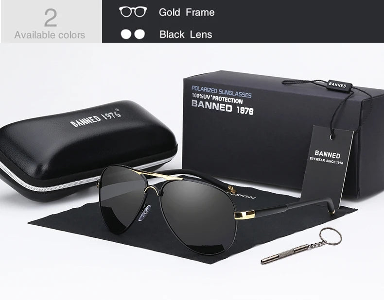 2021 HD Polarized UV 400 Men's Sunglasses Brand New Male Cool Driving Sun Glasses Driving Eyewear Gafas De Sol Shades With Box