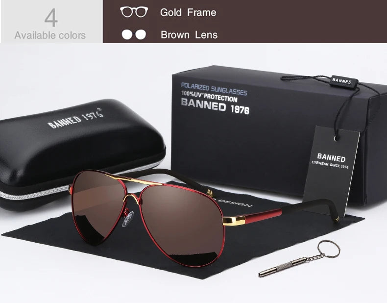 2021 HD Polarized UV 400 Men's Sunglasses Brand New Male Cool Driving Sun Glasses Driving Eyewear Gafas De Sol Shades With Box
