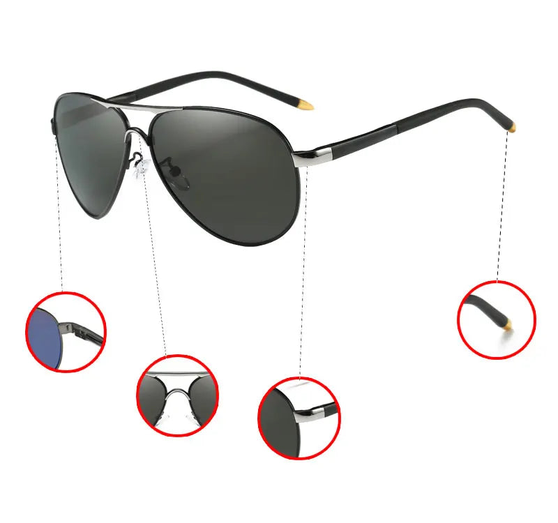 2021 HD Polarized UV 400 Men's Sunglasses Brand New Male Cool Driving Sun Glasses Driving Eyewear Gafas De Sol Shades With Box