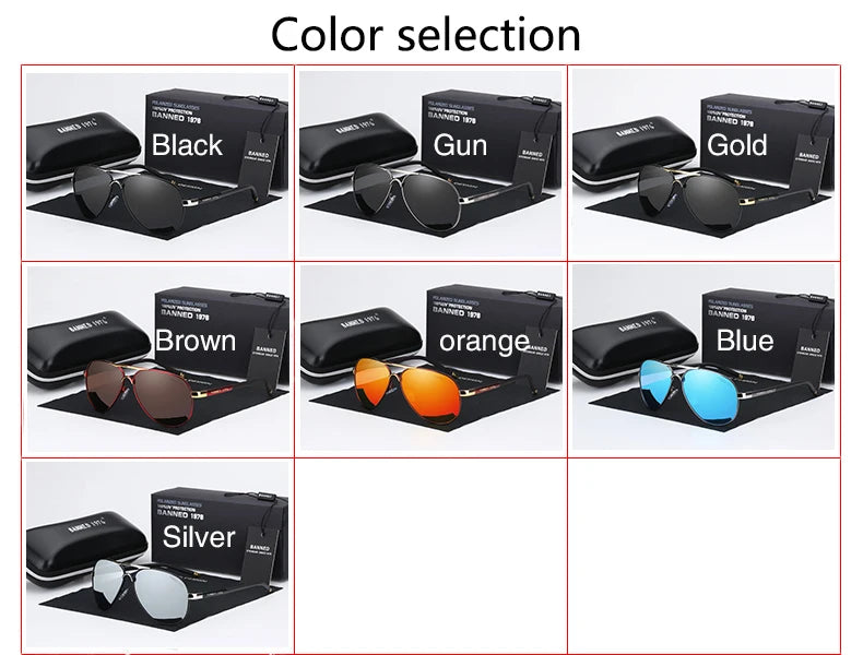 2021 HD Polarized UV 400 Men's Sunglasses Brand New Male Cool Driving Sun Glasses Driving Eyewear Gafas De Sol Shades With Box