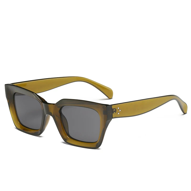 Square Cat Eye Sunglasses Women Retro Brand Design Vintage Sun Glasses For Female Ladies Eyewear UV400