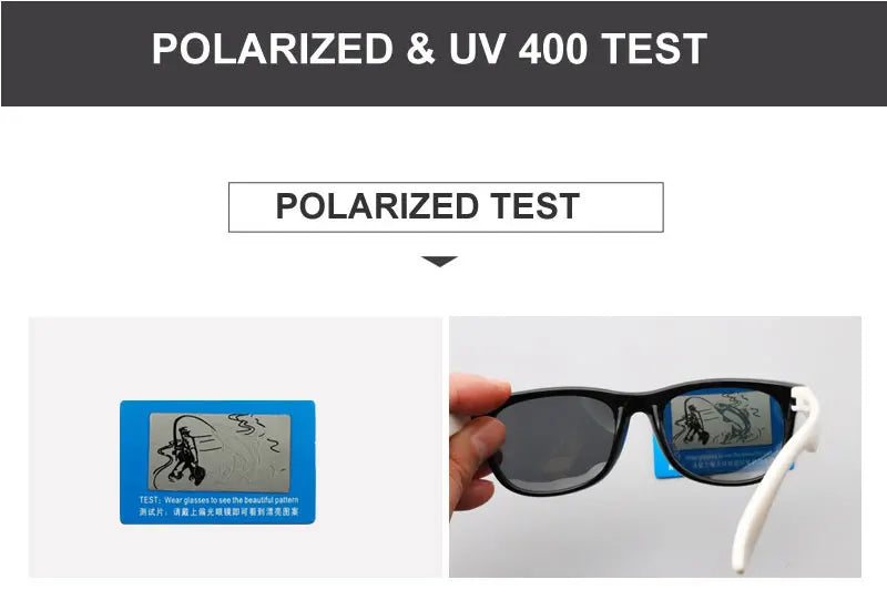 Sunglasses Kids Polarized Children Classic Brand Designer Eyeglasses Rivet TAC TR90 Flexible Safety Frame Shades For Boy Girl