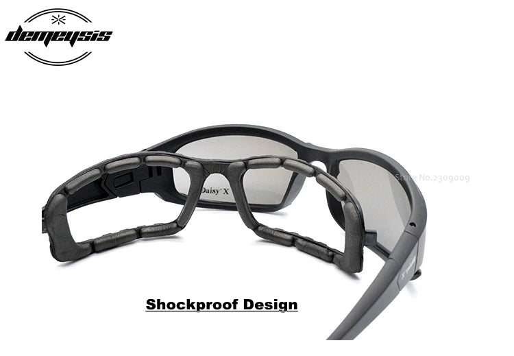 Daisy Tactical Polarized Glasses Outdoor Sport Goggles Sunglasses with 4 Lens Original Box Men Shooting Hiking Eyewear Gafas