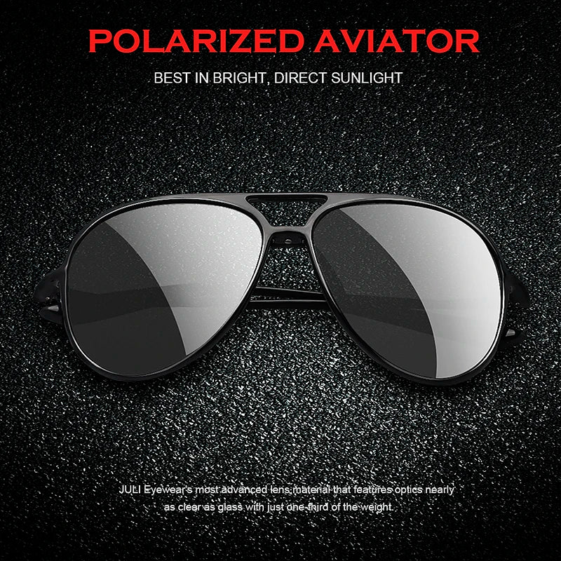 MAXJULI Polarized Sunglasses Men Ultralight Tr90 Pilot Sport Driving Cycling Fishing Golf Sun glasses Male Outdoor Goggles UV400