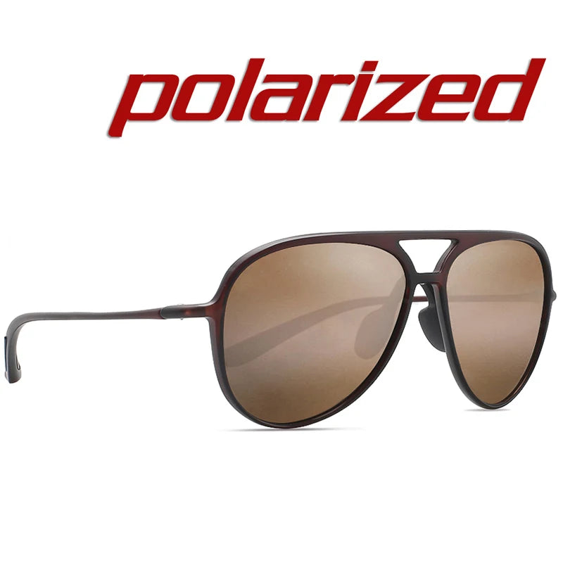 MAXJULI Polarized Sunglasses Men Ultralight Tr90 Pilot Sport Driving Cycling Fishing Golf Sun glasses Male Outdoor Goggles UV400
