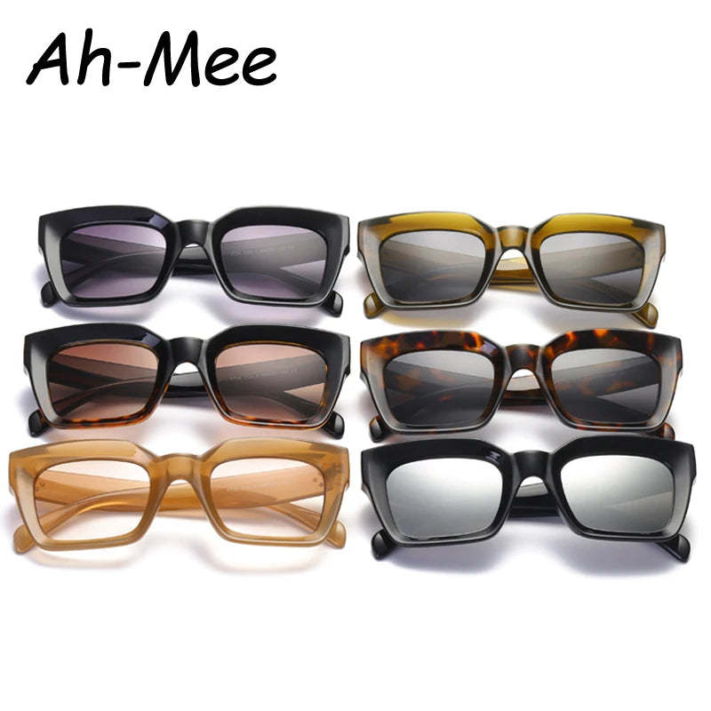 Square Cat Eye Sunglasses Women Retro Brand Design Vintage Sun Glasses For Female Ladies Eyewear UV400