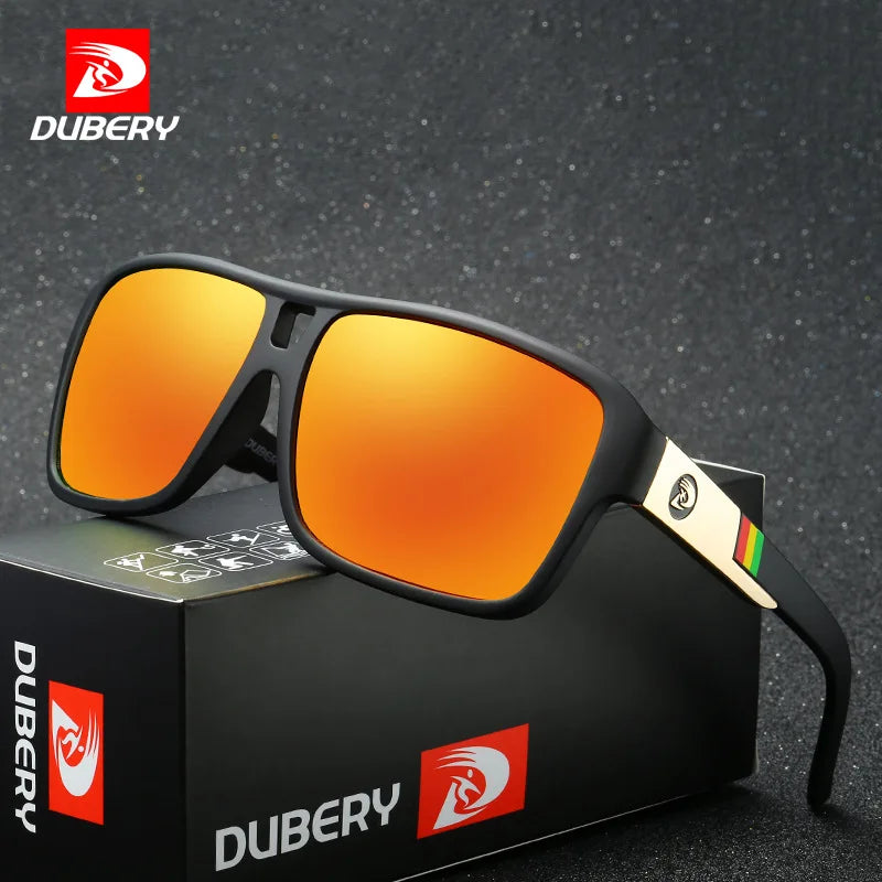 DUBERY Polarized Sunglasses Men's Driver Shades Male Sun Glasses For Men Original 2024 Luxury Brand Designer Oculos 008