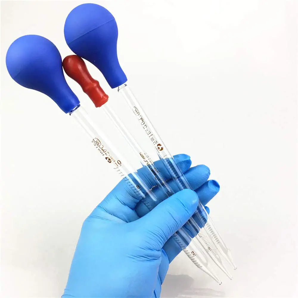 3 Pieces 10ml 5ml 2ml Glass Graduated Pipettes Transfer Dropper For Liquid Essential Oil Fluid And Liquid Pipettors