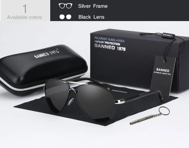 2021 HD Polarized UV 400 Men's Sunglasses Brand New Male Cool Driving Sun Glasses Driving Eyewear Gafas De Sol Shades With Box