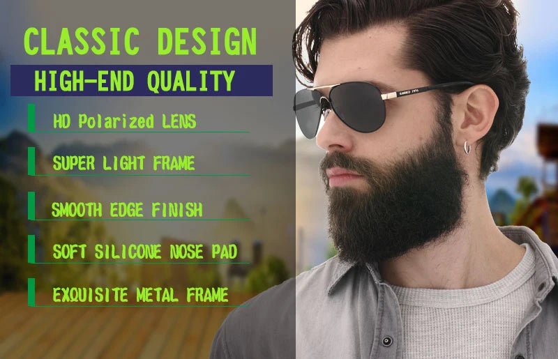 2021 HD Polarized UV 400 Men's Sunglasses Brand New Male Cool Driving Sun Glasses Driving Eyewear Gafas De Sol Shades With Box