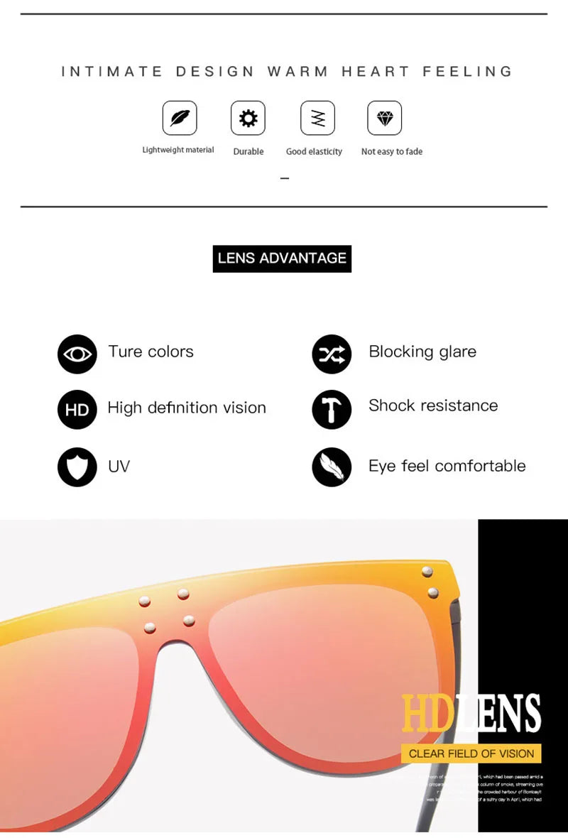 SHAUNA Oversize Retro Rivets Pilot Sunglasses Women Brand Designer Fashion One Piece Mirror Reflective Shades UV400