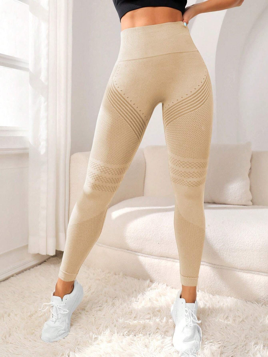 European and American hot selling seamless hip lifting fitness pants belly contracting tight high waist peach hip yoga pants