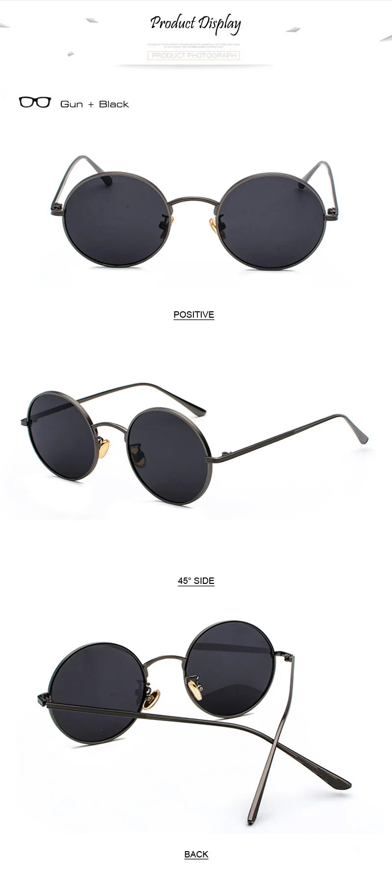 SHAUNA Super Round Women Sunglasses Brand Designer Fashion Men Dark Green Lens Shades UV400