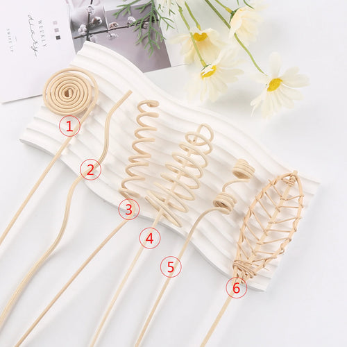 6pcs rattan aromatherapy sticks, essential oil expansion sticks, volatile sticks, suitable for expanding essential oil fragrance
