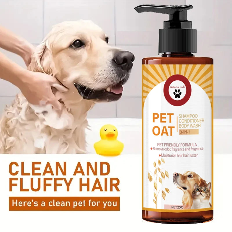 Pet Shampoo; Cleans Hair, Removes Odors, Makes Hair Soft and Not Dull, Has a Long-Lasting Fragrance, Is Specifically Designed for Pets, Suitable for Bathing Dogs and Cats