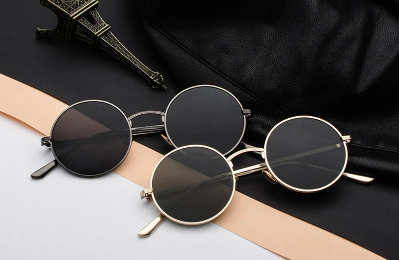 SHAUNA Super Round Women Sunglasses Brand Designer Fashion Men Dark Green Lens Shades UV400