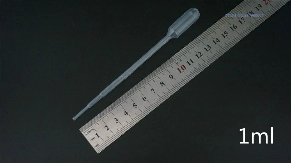 500pcs 1000pcs 2000pcs 0.2ml 0.5ml 1ml 2ml 3ml 5ml Transparent Plastic Pasteur Pipette Disposable Essential Oil Dropper