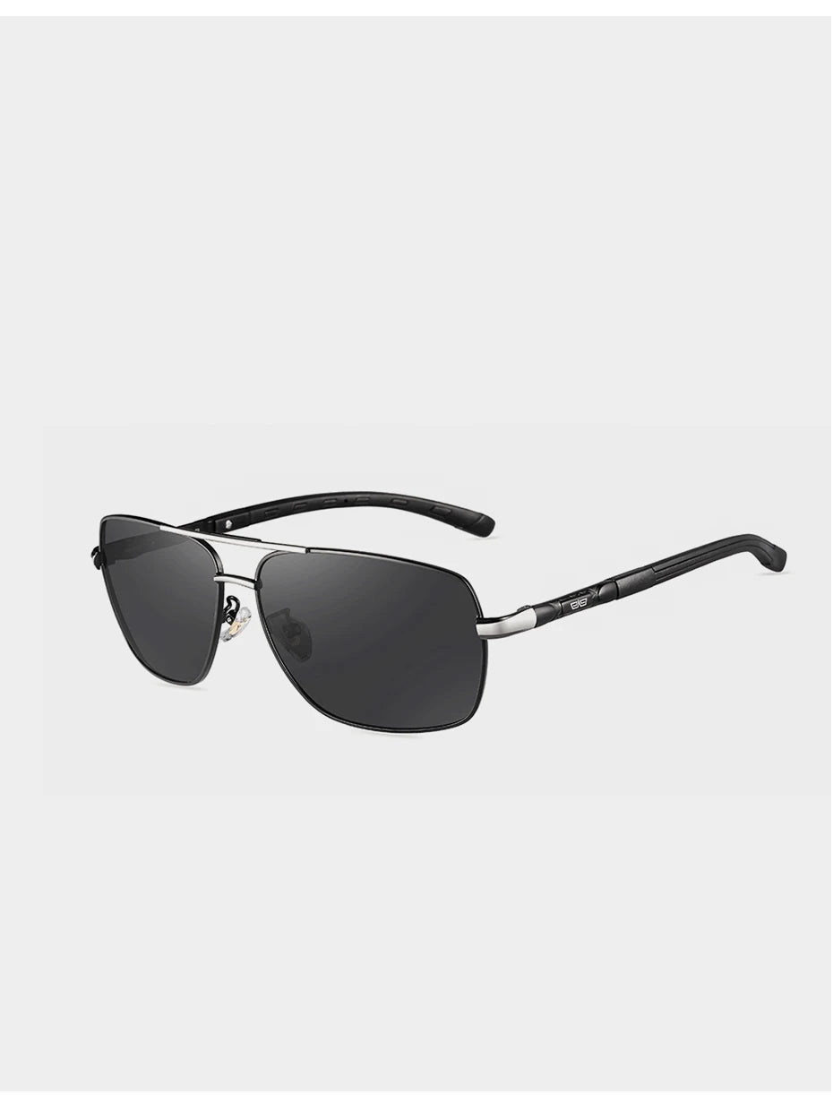 CAPONI Photochromic Men's Sunglasses Polarized Classic Brand Design Anti Ray Shades Driving Square Sun Glasses Men UV400 BS8724