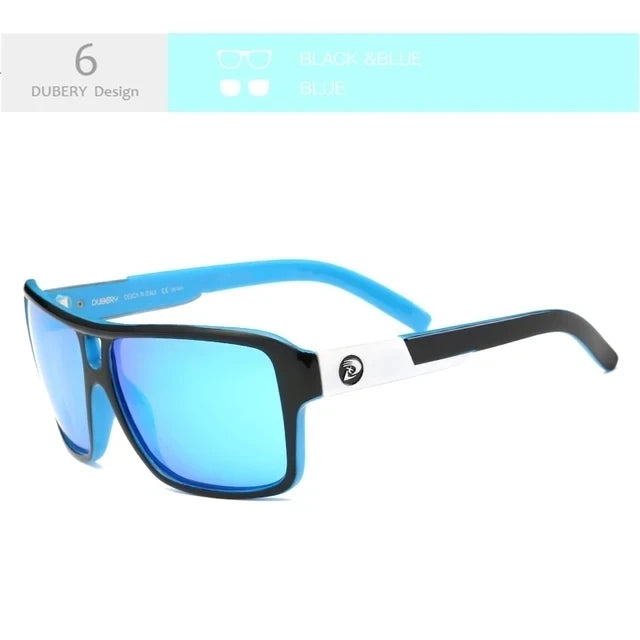 DUBERY Polarized Sunglasses Men's Driver Shades Male Sun Glasses For Men Original 2024 Luxury Brand Designer Oculos 008