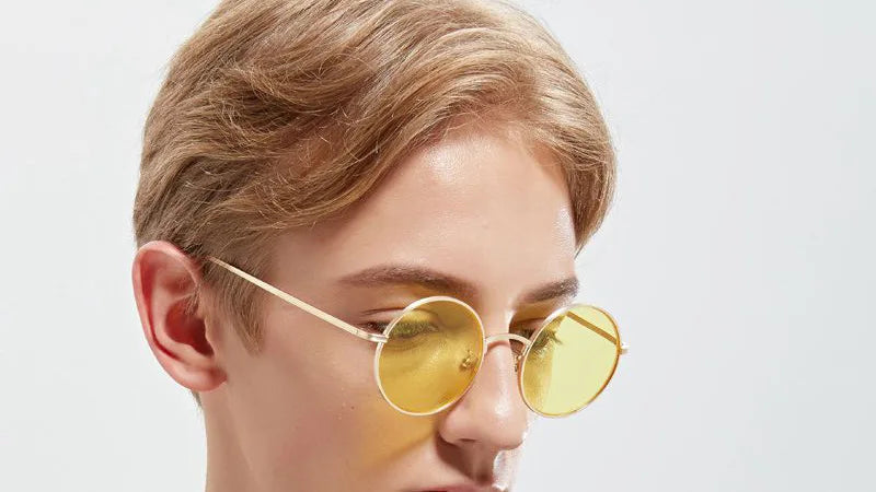 SHAUNA Super Round Women Sunglasses Brand Designer Fashion Men Dark Green Lens Shades UV400