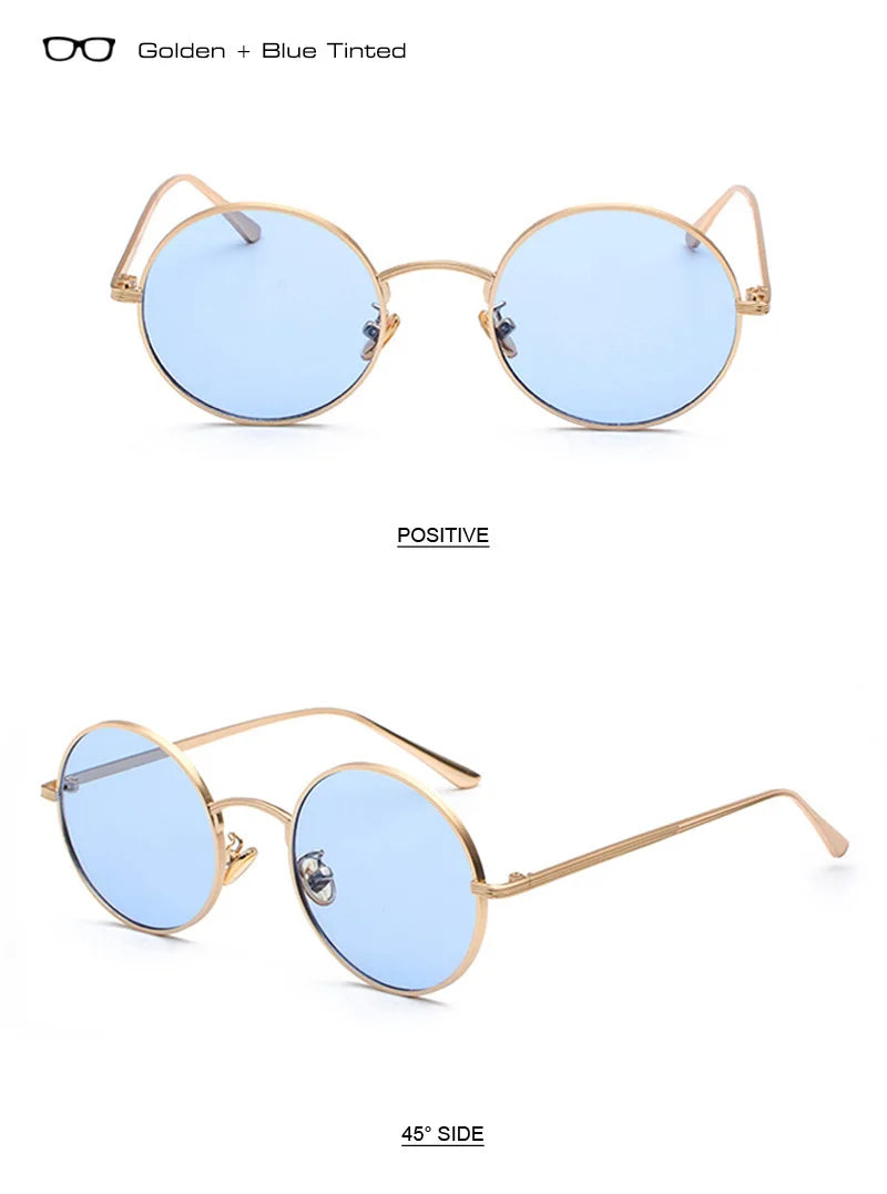 SHAUNA Super Round Women Sunglasses Brand Designer Fashion Men Dark Green Lens Shades UV400