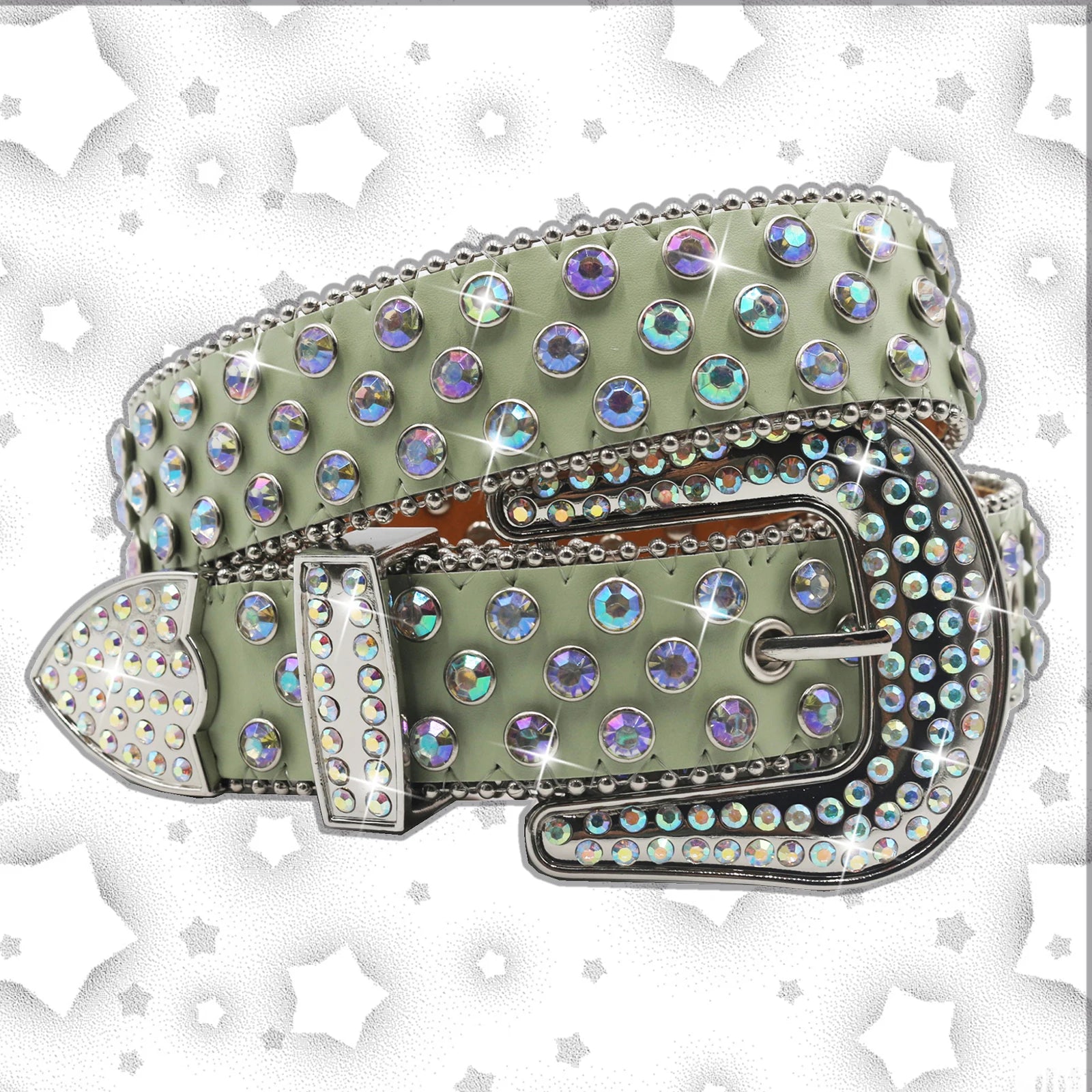 belt Diamond Rhinestone Belts Fashion Luxury Crystal Studded Pin Buckle Belt Belts for Women Jeans Decoration Beautiful