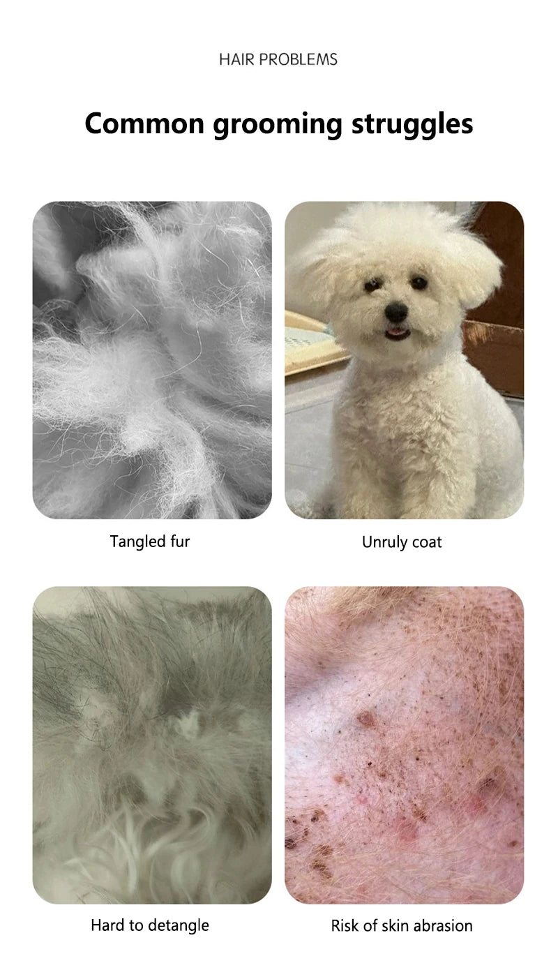 Pet Bath Brush with Shampoo Dispenser for Dogs & Cats, Ergonomic Handle, Gentle Massage Grooming Tool, Easy to Use, Essential Do