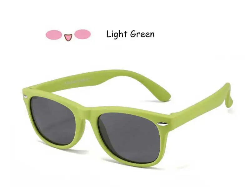 Sunglasses Kids Polarized Children Classic Brand Designer Eyeglasses Rivet TAC TR90 Flexible Safety Frame Shades For Boy Girl