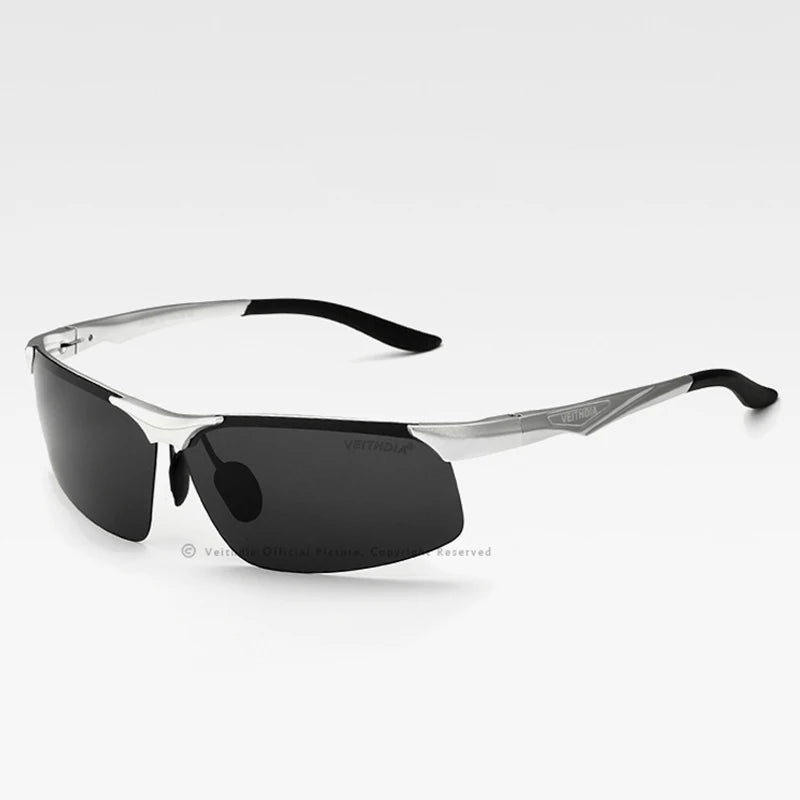 VEITHDIA Aluminum Magnesium Men's Polarized VU400 Sun Glasses Night Vision Mirror Male Eyewear Sunglasses Goggle Oculos  6502