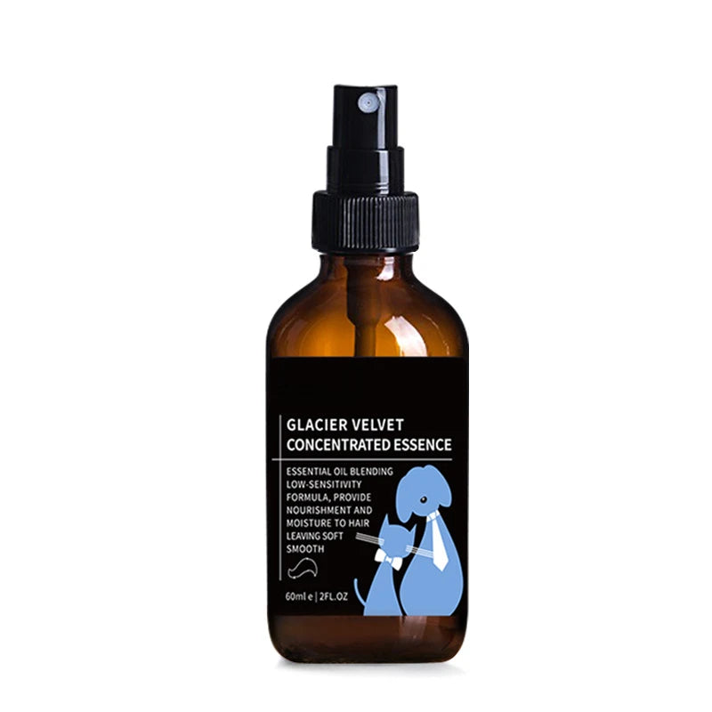 Pet Hair Care Spray Anti-Static Shiny No-Wash Detangling Essential Oil Deodorizing