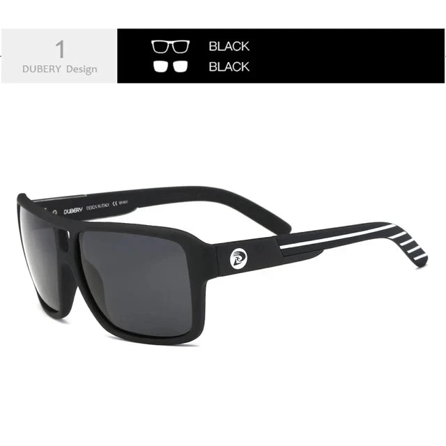DUBERY Polarized Sunglasses Men's Driver Shades Male Sun Glasses For Men Original 2024 Luxury Brand Designer Oculos 008
