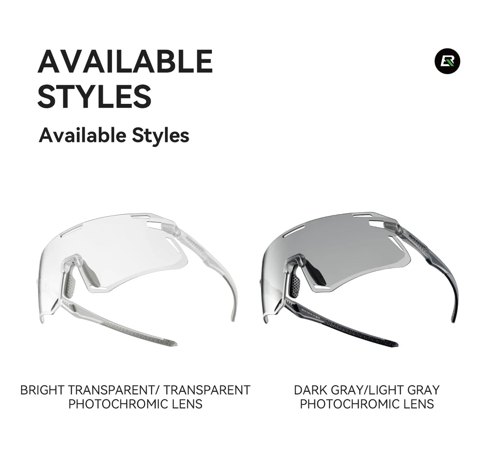 ROCKBROS Photochromic Cycling Glasses Bike Bicycle Glasses Sports Men's Sunglasses MTB Road Cycling Eyewear Protection Goggles