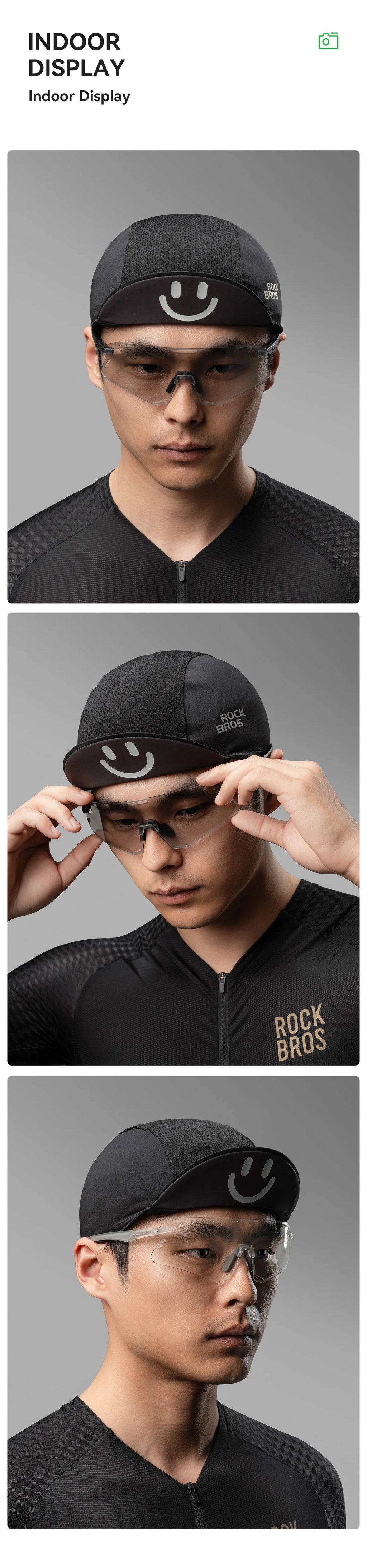 ROCKBROS Photochromic Cycling Glasses Bike Bicycle Glasses Sports Men's Sunglasses MTB Road Cycling Eyewear Protection Goggles