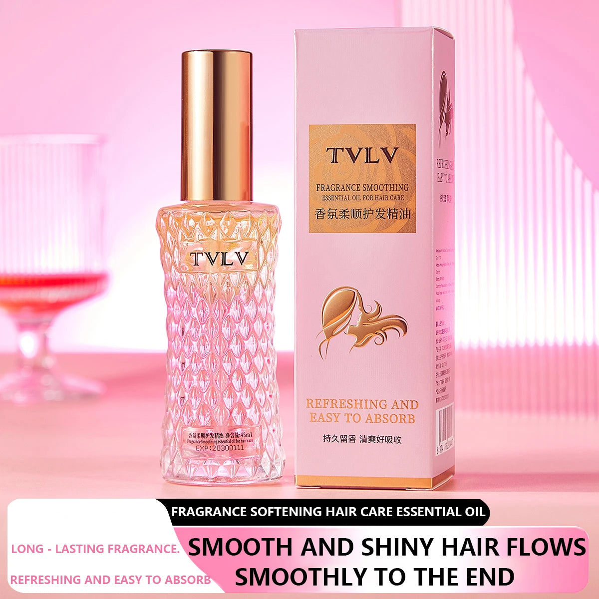 2 - in - 1 Hair Repair Perfume Hair Care Essential Oil: Deep Cleansing, Refreshing Scalp, Deep Care