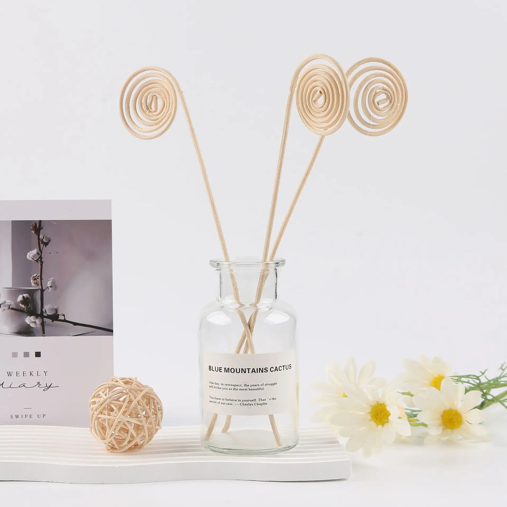 6pcs rattan aromatherapy sticks, essential oil expansion sticks, volatile sticks, suitable for expanding essential oil fragrance