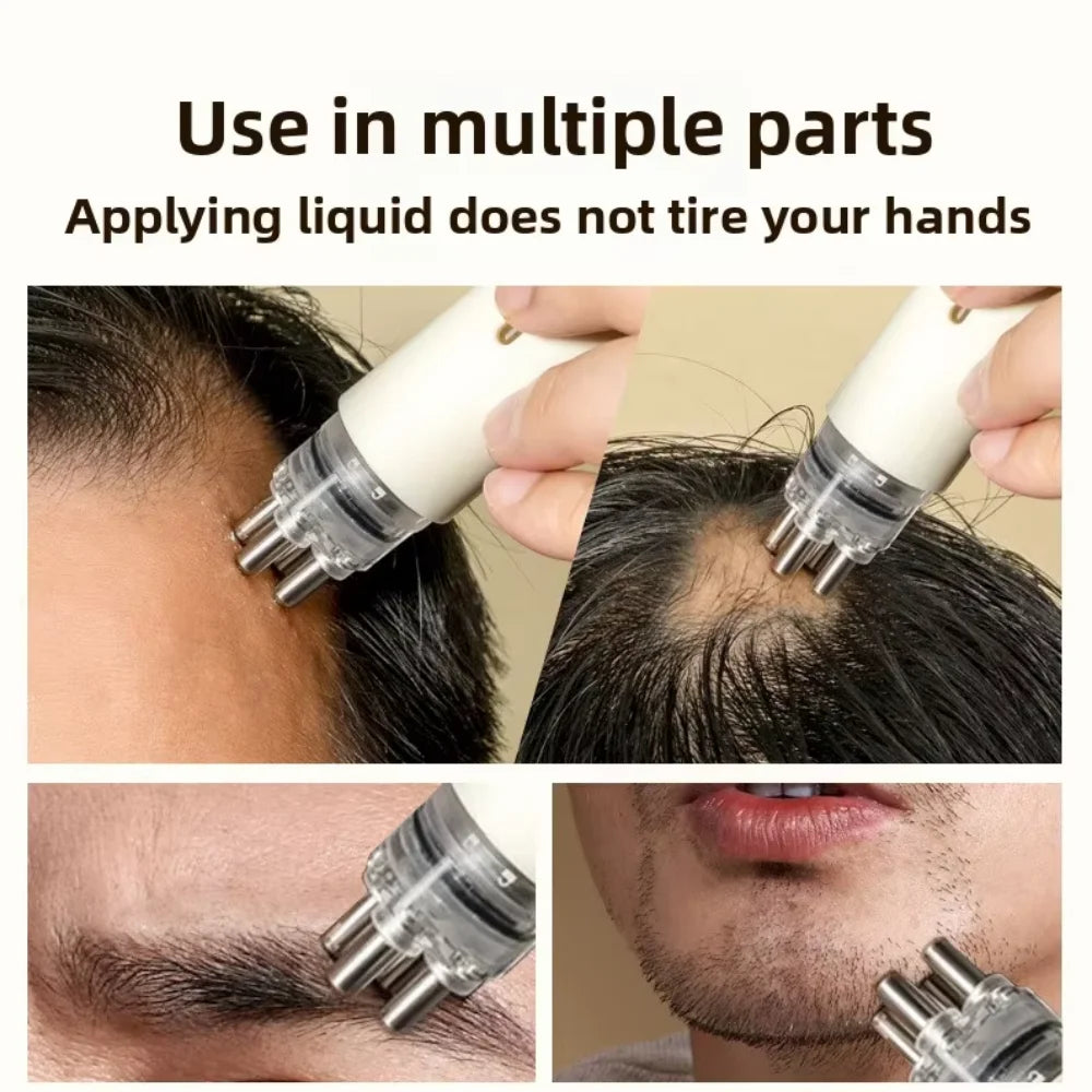 Portable Scalp Applicator Essential Oil Liquid Roller Applicator Massage Liquid Comb Hair Comb Anti Hair Loss Scalp Care Tools