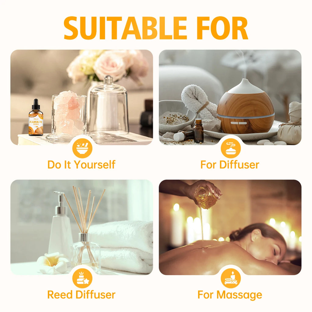 30ml Pumpkin Pie Essential Oil for scalp care, eyelashes, nail care, aromatherapy, humidifier, diffuser, soap making, DIY