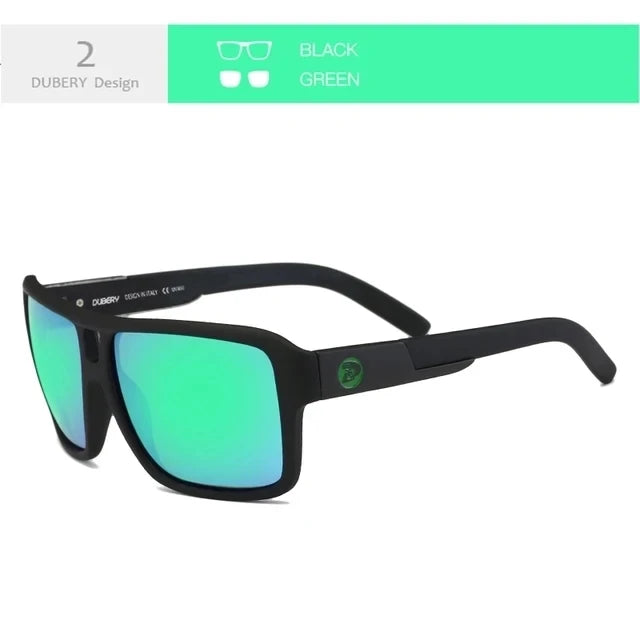 DUBERY Polarized Sunglasses Men's Driver Shades Male Sun Glasses For Men Original 2024 Luxury Brand Designer Oculos 008