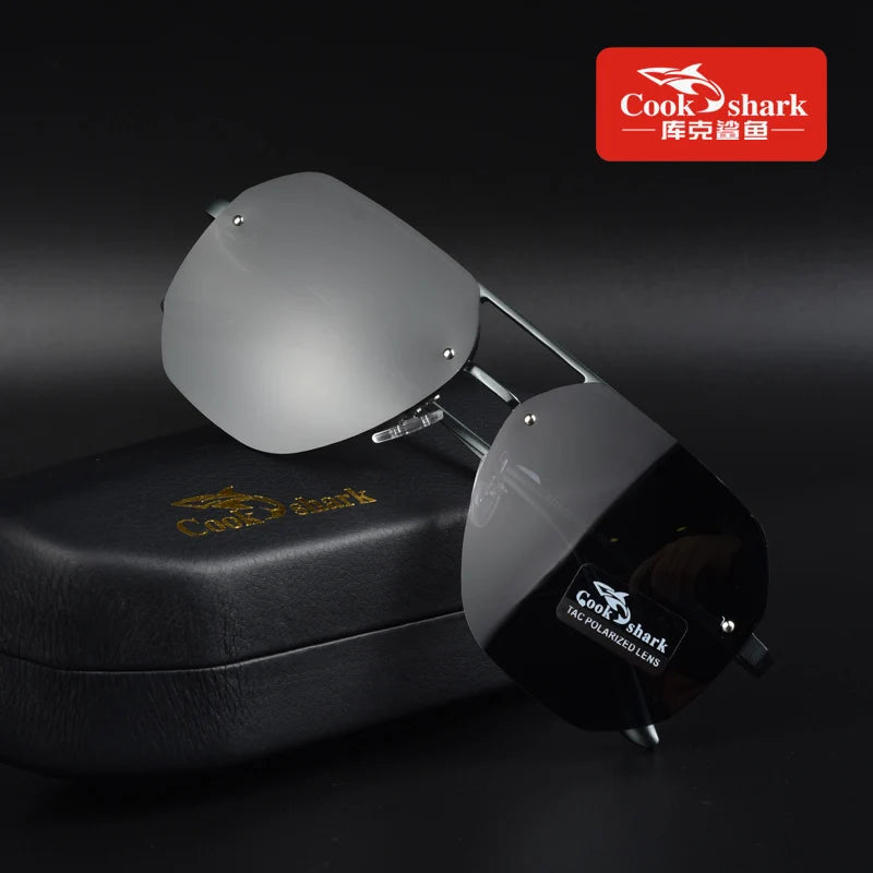 Cook polarized sunglasses for men's driving glasses special trend color-changing sunglasses day and night new