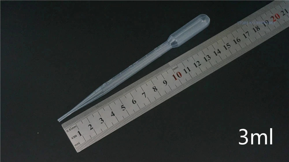 500pcs 1000pcs 2000pcs 0.2ml 0.5ml 1ml 2ml 3ml 5ml Transparent Plastic Pasteur Pipette Disposable Essential Oil Dropper