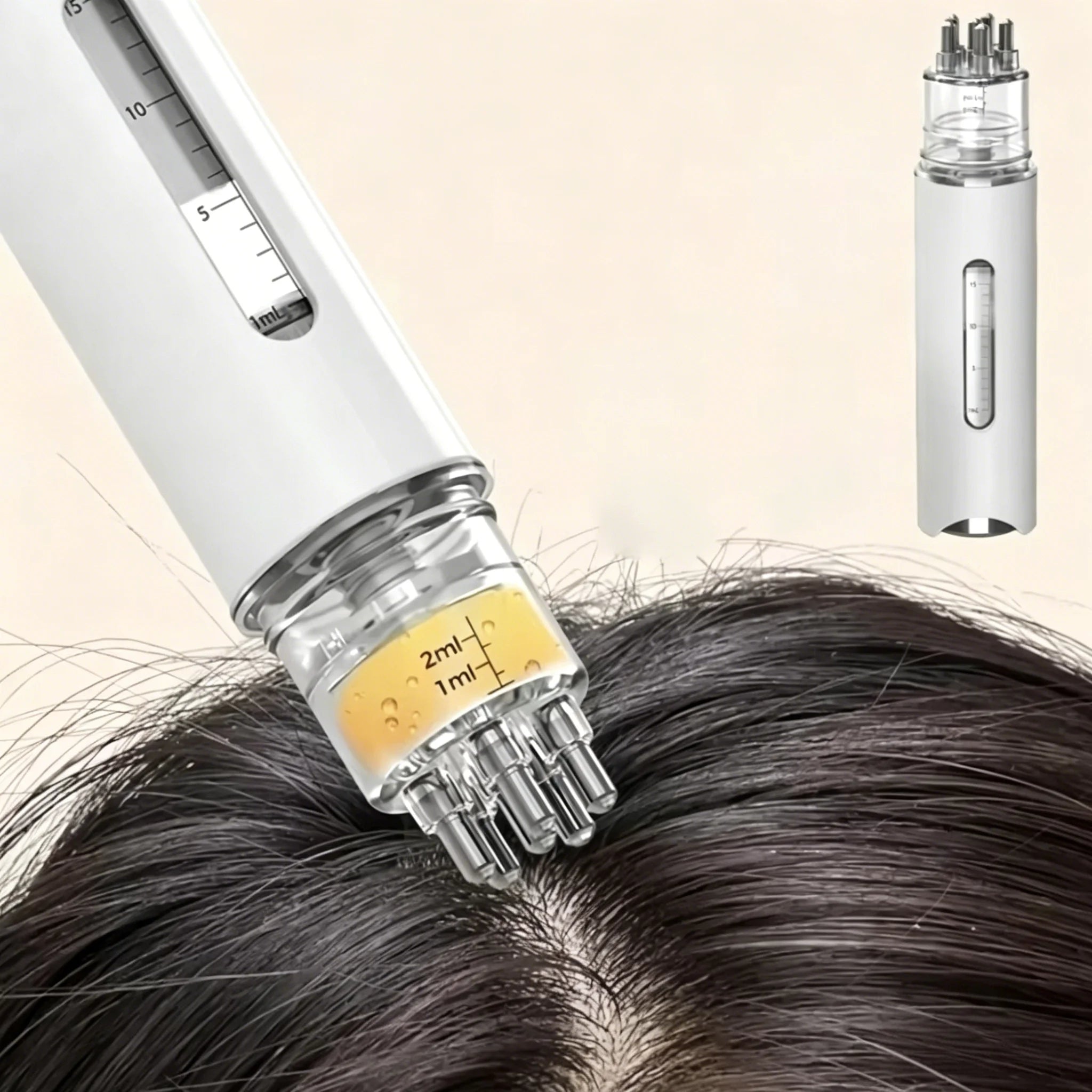 Portable Scalp Applicator Essential Oil Liquid Roller Applicator Massage Liquid Comb Hair Comb Anti Hair Loss Scalp Care Tools