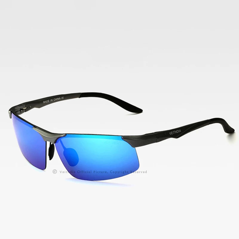 VEITHDIA Aluminum Magnesium Men's Polarized VU400 Sun Glasses Night Vision Mirror Male Eyewear Sunglasses Goggle Oculos  6502