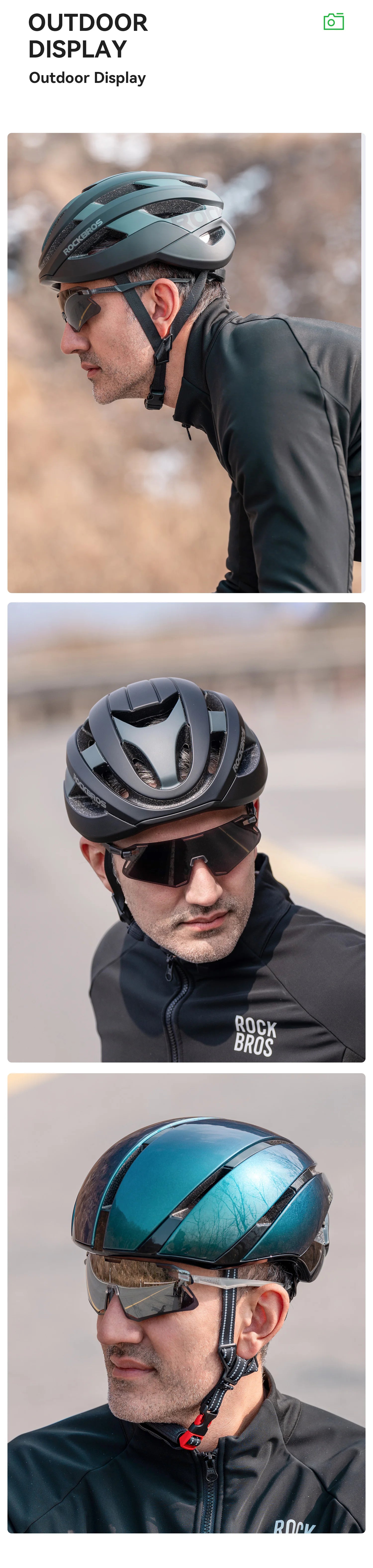 ROCKBROS Photochromic Cycling Glasses Bike Bicycle Glasses Sports Men's Sunglasses MTB Road Cycling Eyewear Protection Goggles