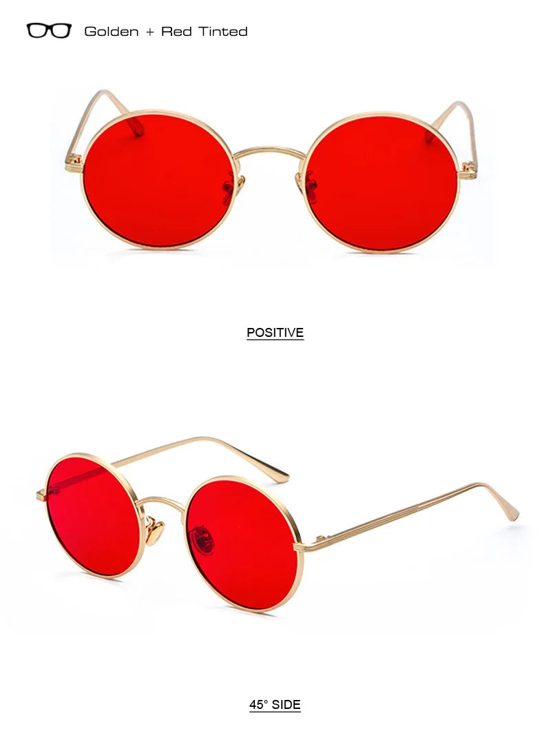SHAUNA Super Round Women Sunglasses Brand Designer Fashion Men Dark Green Lens Shades UV400
