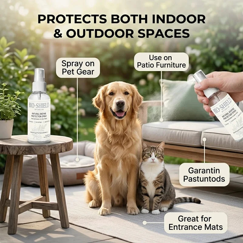 YULIWEI Natural Enzyme Pet Protection Spray Plant Essential Oil Insect Repellent Dog Cat Safety Indoor and Outdoor Protection
