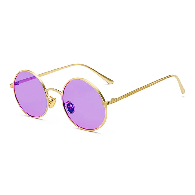 SHAUNA Super Round Women Sunglasses Brand Designer Fashion Men Dark Green Lens Shades UV400