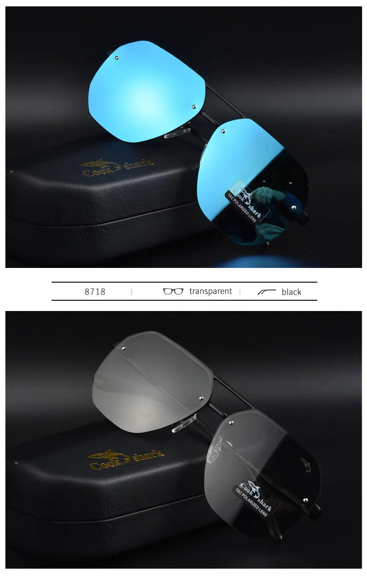 Cook polarized sunglasses for men's driving glasses special trend color-changing sunglasses day and night new